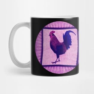 Little Red Rooster Purple Mug